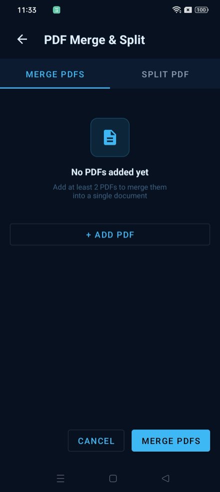 PDF merge and split